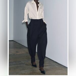 ❗️LAST DAYS❗️ITEM WILL BE REMOVED SOON❗️ZARA LIMITED EDITION PLEATED CARGO PANTS